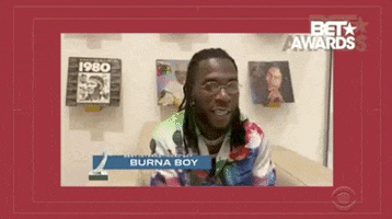 Burna Boy GIF by BET Awards