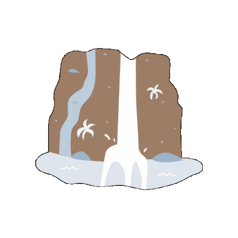 Costa Rica Waterfall Sticker by Vajra Jahra Villas & Retreat Center