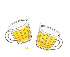 Cheers 乾杯 Sticker