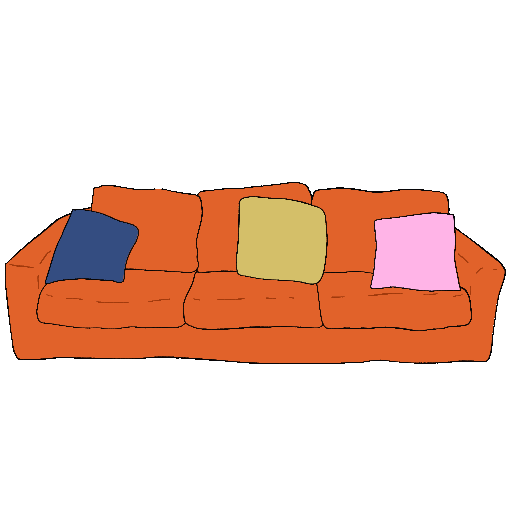 Sofa Sticker by soyeddyz