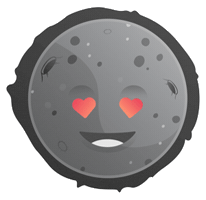 Asteroid Sticker