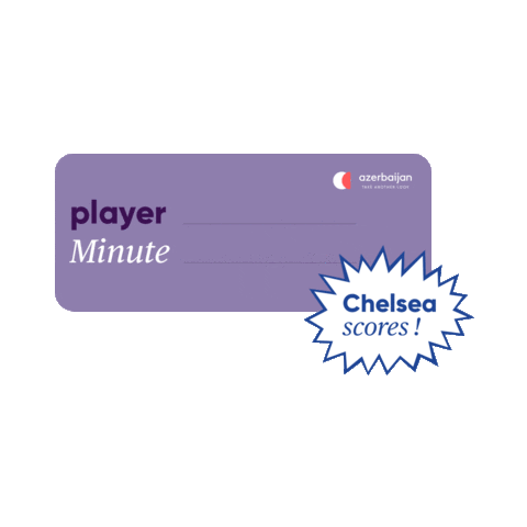 Chelsea Uefa Sticker by experienceazerbaijan