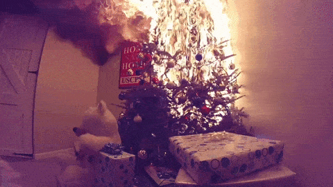 Christmas Fire GIF by Consumer Product Safety Commission