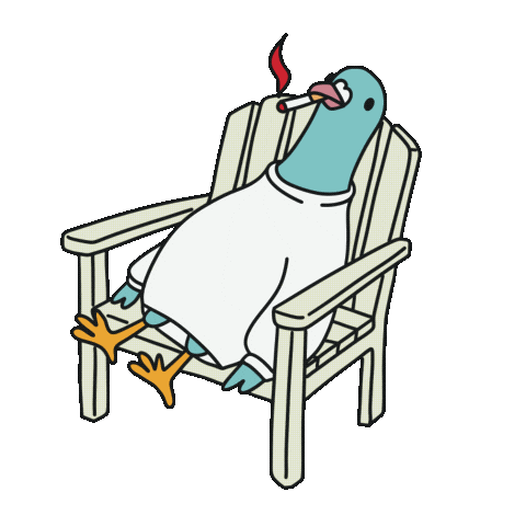 No Stress Smoking Sticker