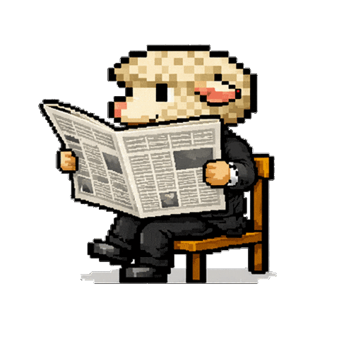 Newspaper 新聞 Sticker