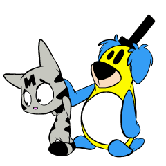 Sad Stand By Sticker