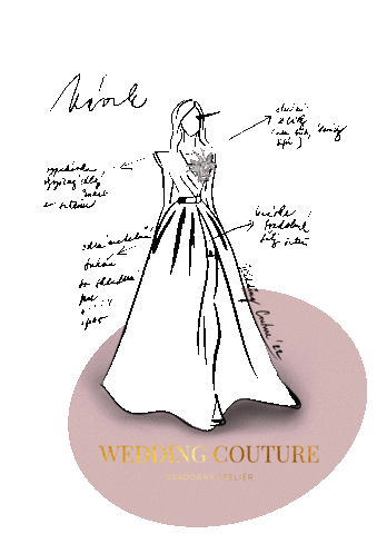 Wedding Couture Sticker