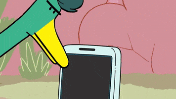 hungry phone GIF by Cartoon Hangover