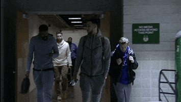 Walking In On My Way GIF by NBA
