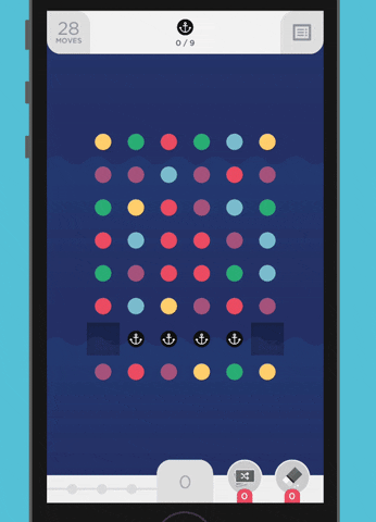 two dots anchor GIF by Dots