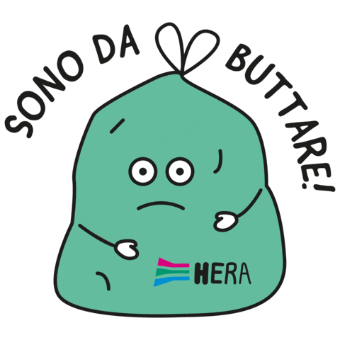 Sad Trash Sticker by ECOHERA