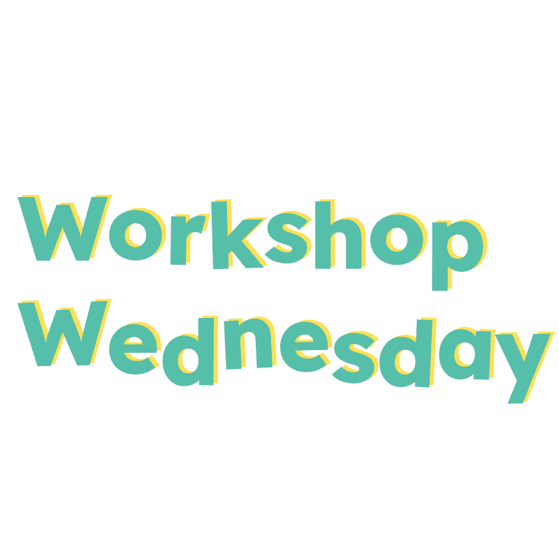 Workshop Wednesday Sticker by Konfetti