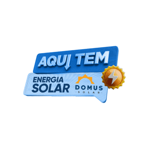Energia Solar Sticker by Domus Solar