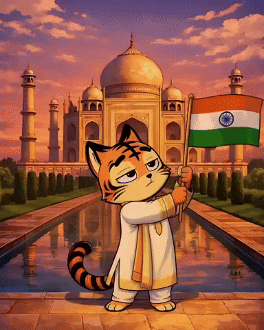 Taj Mahal India GIF by Hero Galaxy NFT