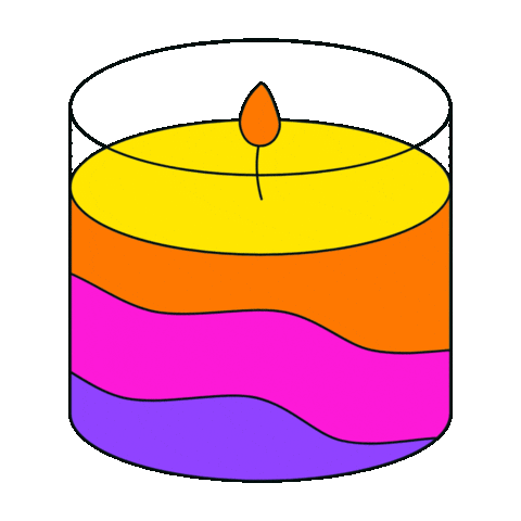 Candle Flame Sticker