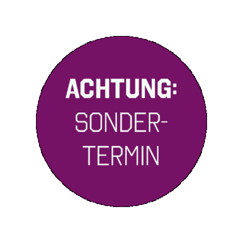 Achtung Sticker by unifilm.de