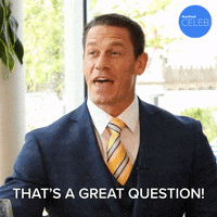 John Cena Great Question GIF by BuzzFeed