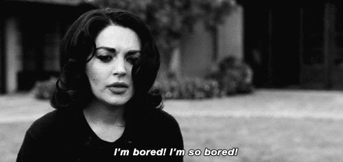 bored lindsay lohan GIF