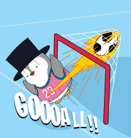 Champions League Football GIF by Pudgy Penguins