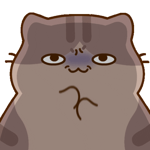 Neko Funny Cat Sticker by Bichi Mao