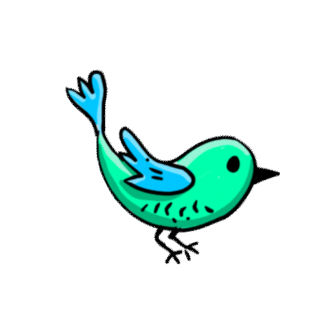 Bird Spring Sticker by startgmbh