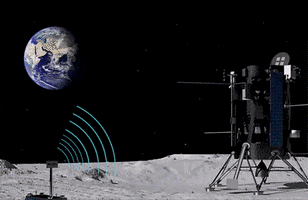 Space Moon GIF by Nokia Bell Labs