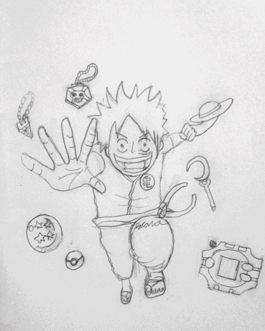 One Piece Pokemon GIF