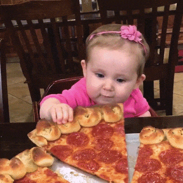 Image result for eat pizza gif