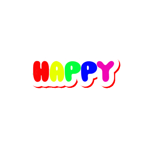 Happy Sticker