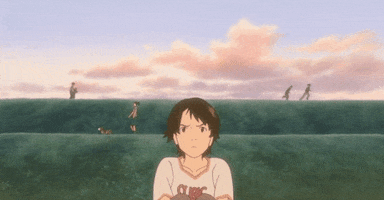 the girl who leapt through time scenery GIF by Funimation