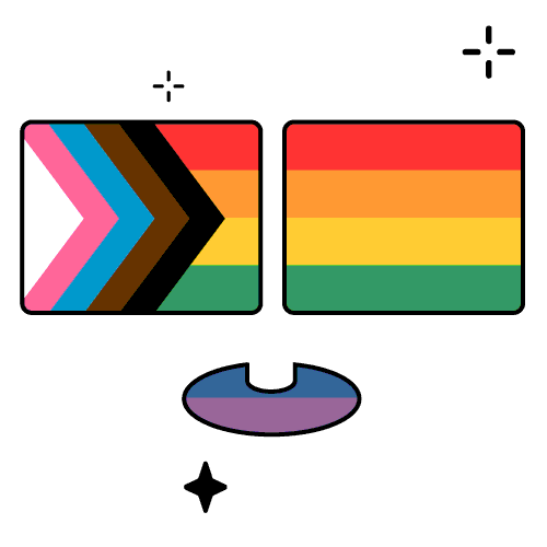 Pride Sticker by Bloomberg LP