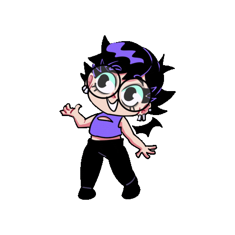 Goth Chibi Sticker