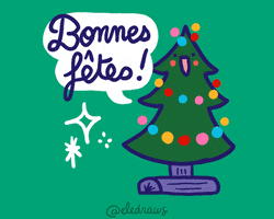 Happy Christmas GIF by Eledraws (Eleonore Bem)