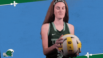 College Sports Sport GIF by GreenWave