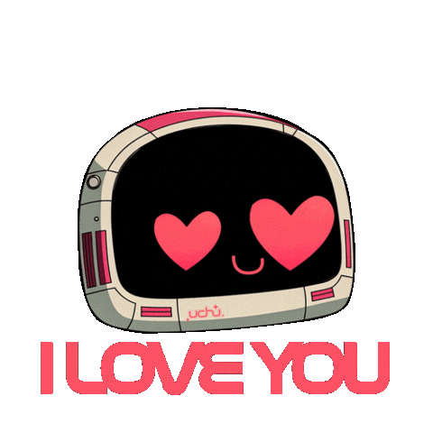 I Love You Heart Sticker by Unblocked