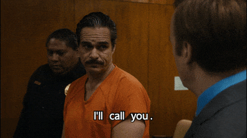 Call You GIF by Better Call Saul