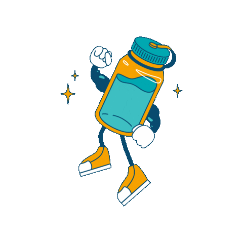 Water Bottle Sticker by famchamps