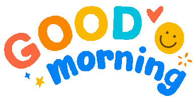 Good Morning Heart Sticker