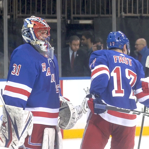 Happy Ice Hockey GIF by New York Rangers