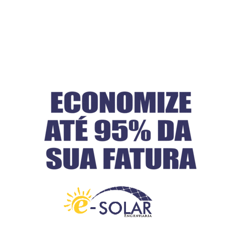 Energia Solar Sticker by ESolar Engenharia