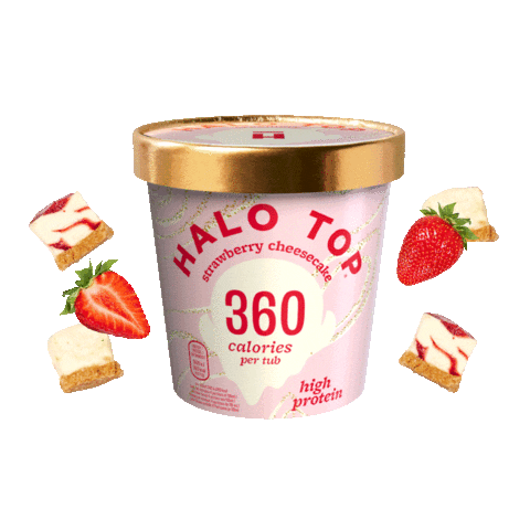 Ice Cream Cheesecake Sticker by Halo Top Creamery