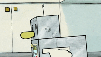 robot disguise GIF by Sarah & Duck