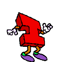 Dancing Letters Sticker