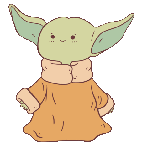 Baby Yoda Sticker By Malipi For Ios Android Giphy