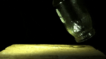 experimental slow motion glass breaking glass shatter jar breaks GIF