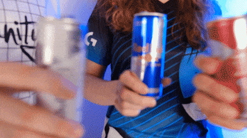 Red Bull Drinking GIF by mYinsanity