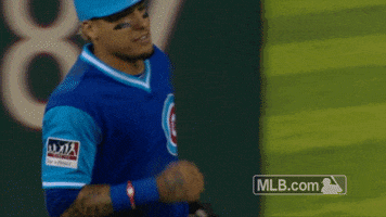 Chicago Cubs Shrug GIF by MLB