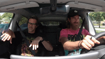 Carpool Driving GIF by Rhett and Link