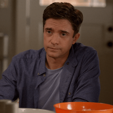Topher Grace Eye Roll GIF by ABC Network