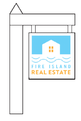 Real Estate Beach Sticker by Fire Island Sales & Rentals